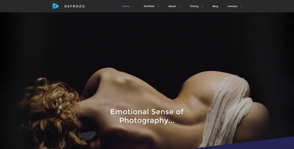 defrozo photographer portfolio moto cms 3 шаблон