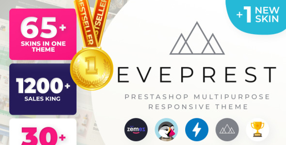 универсальный шаблон электронной коммерции тема prestashop