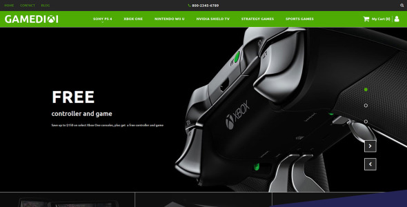 игровой магазин motocms шаблон электронной коммерции