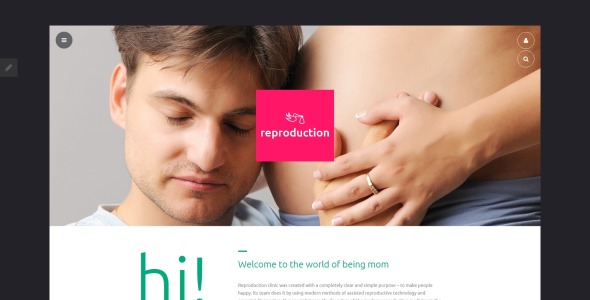 отзывчивый шаблон joomla для репродуктивной клиники