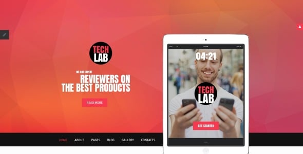 обзор электроники шаблон joomla