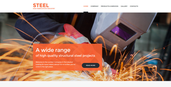 сварочный адаптивный шаблон сайта