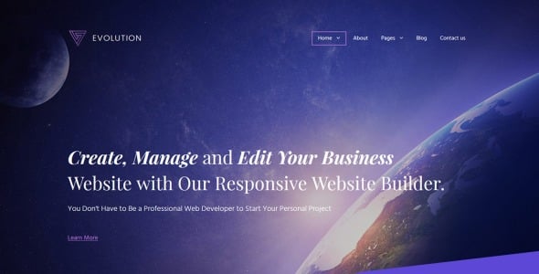 шаблон evolution business moto cms 3