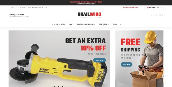 тема grailwibo magento