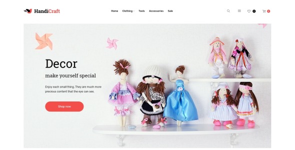 магазин товаров ручной работы отзывчивая тема magento