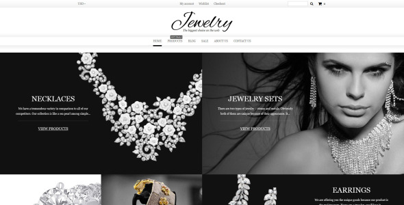 тема ювелирного shopify