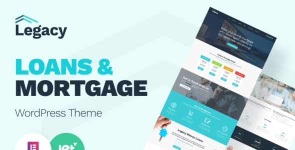 недвижимость и ипотека wordpress тема