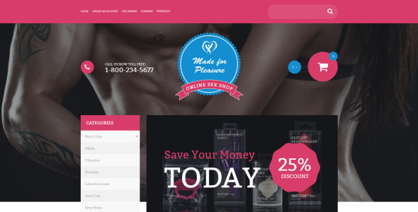 сделанный для удовольствия шаблон virtuemart