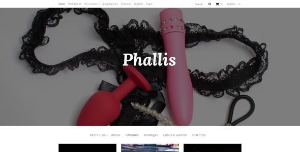 шаблон phallis opencart