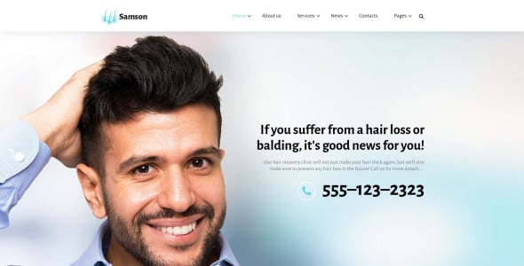 шаблон сайта samson