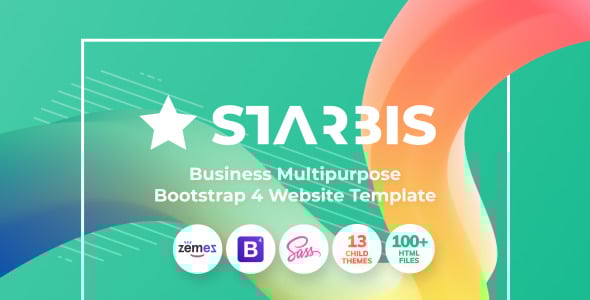 бизнес универсальный шаблон сайта bootstrap 4
