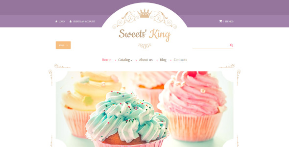 шаблон кондитерского магазина virtuemart