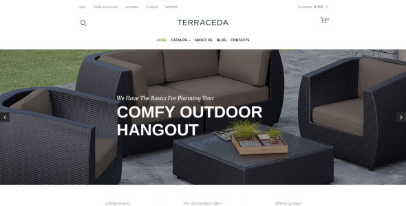 шаблон terraceda virtuemart