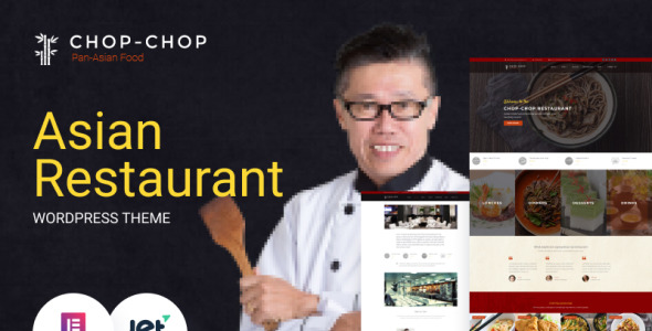 азиатский ресторан wordpress тема