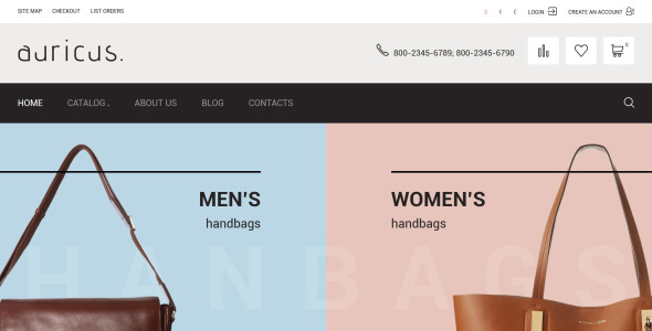 шаблон auricus virtuemart