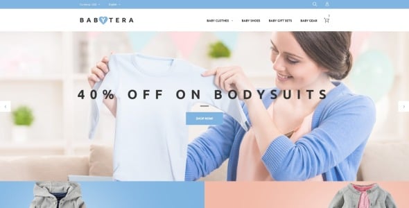 детский магазин magento тема