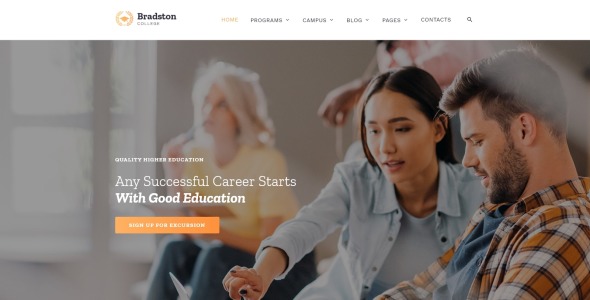 колледжи и университеты многостраничный чистый html шаблон сайта