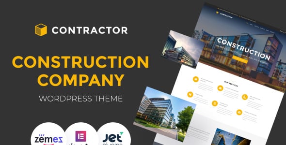 архитектурно - строительная компания wordpress elementor theme