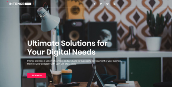 бизнес современный html шаблон целевой страницы