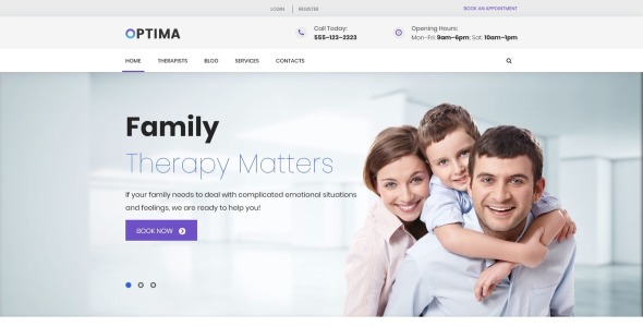 семейная терапия wordpress тема