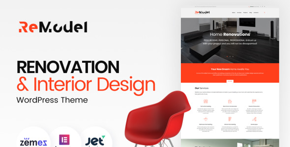 реновация и дизайн интерьера wordpress тема