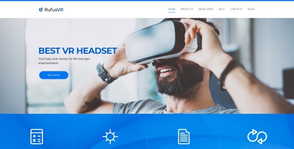 vr startup отзывчивая тема wordpress