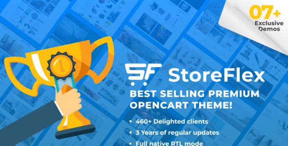 адаптивный универсальный шаблон + rtl opencart template