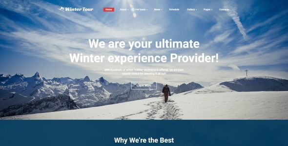 шаблон сайта туристического агентства tour &amp; travel