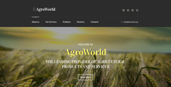 agriculture moto cms html шаблон