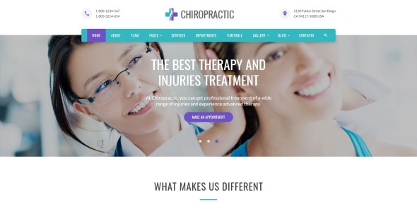 шаблон сайта альтернативной медицины