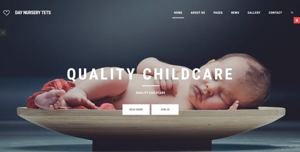 отзывчивый шаблон joomla для ухода за детьми и няней