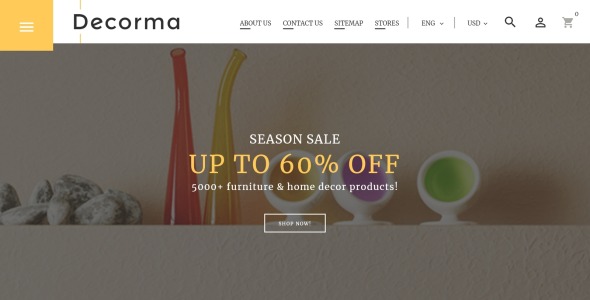 мебель отзывчивая тема prestashop