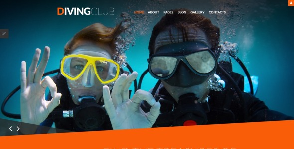 отзывчивый шаблон joomla sports & outdoors & diving