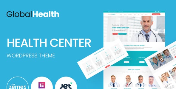 доктор и медицинская тема wordpress