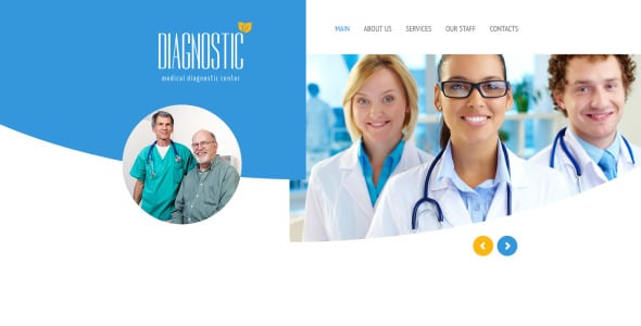 medical moto cms html шаблон