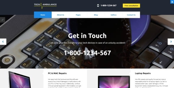 мобильная ремонтная служба отзывчивый шаблон joomla