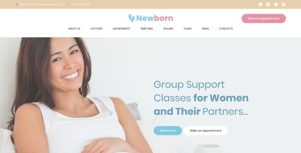 тема wordpress центра поддержки беременности