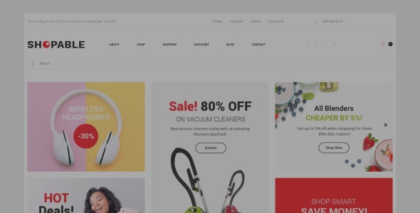 multiconcept store отзывчивая тема woocommerce