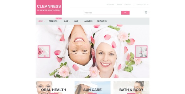 спа аксессуары отзывчивая тема shopify