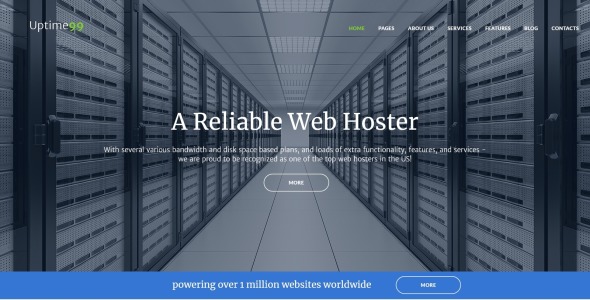 веб-хостинг wordpress тема