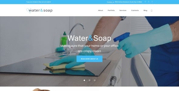 клининговая компания wordpress theme