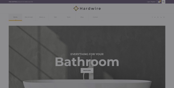 магазин бытовой техники отзывчивая тема woocommerce