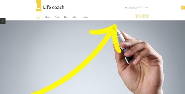 лайф коуч отзывчивый шаблон joomla