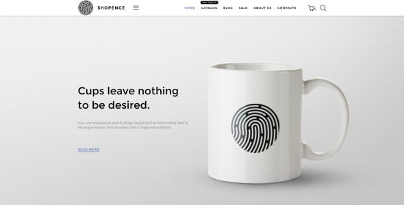 типография и полиграфическая компания shopify theme