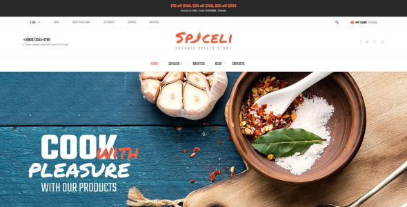 шаблон spice shop virtuemart