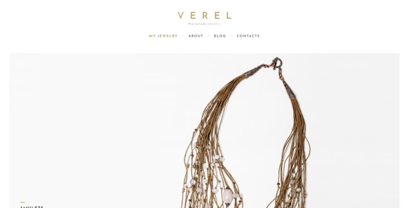 ювелирные изделия ручной работы wordpress тема