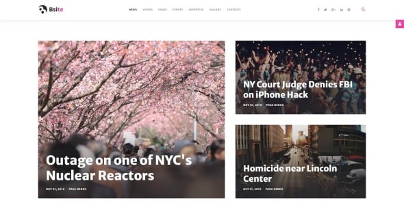 новостной портал отзывчивый современный шаблон joomla