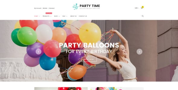 развлекательная адаптивная тема shopify