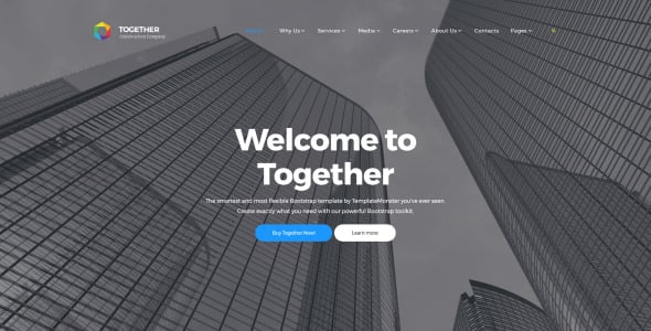 шаблон сайта строительной компании together