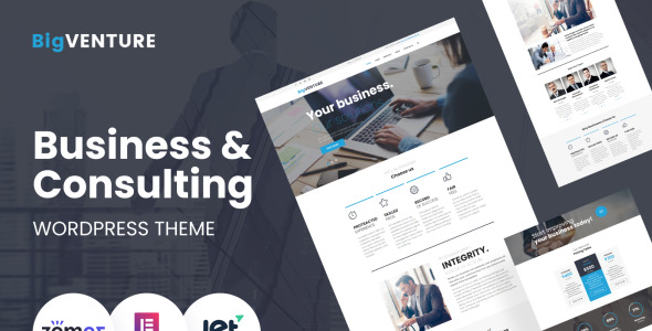 бизнес и консалтинг wordpress elementor theme
